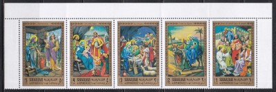 Sharjah 1970 - Viața lui Isus, Staif, MNH foto