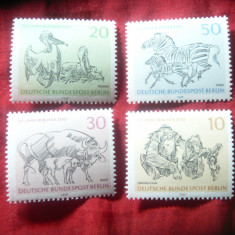 Serie Berlin 1969 - Fauna ZOO , 4 valori