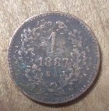 Ungaria 1 Kreuzer 1887 KB, Europa