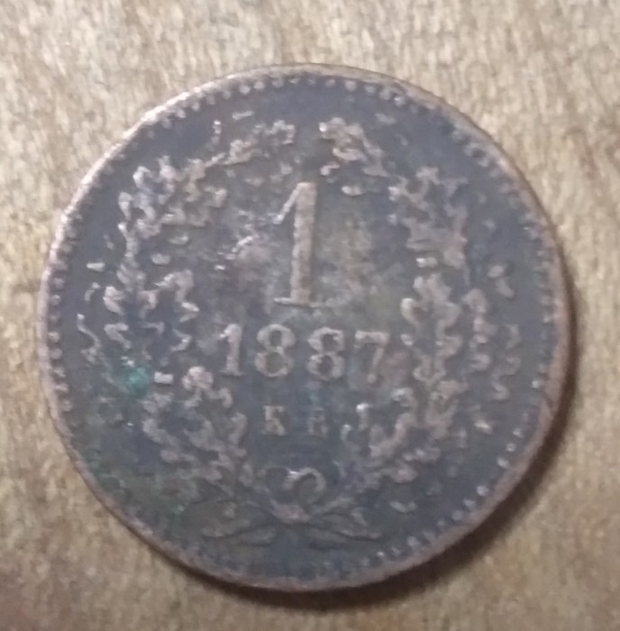 Ungaria 1 Kreuzer 1887 KB