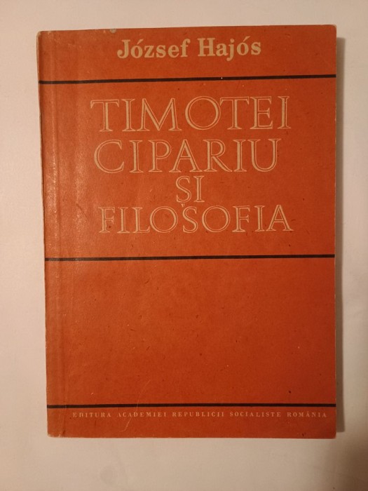 Jozsef Hajos - Timotei Cipariu și filosofia