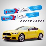 Cumpara ieftin Ștergătoare Ford Mustang S550 GT Coupe 2015-2023 | Set Față Flat Premium &ndash; TeamCar&reg;