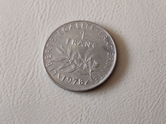 Franța - 1 franc (1978) monedă s382
