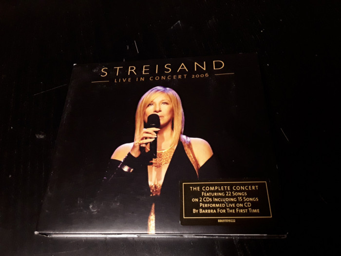 [CDA] Barbra Streisand - Live In Concert 2006 - digipak - 2CD audio originale