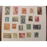 GE - Lot 100 timbre vechi deparaiate straine / o parte interbelice (1)