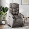 VidaXL Fotoliu rabatabil cu ridicare pe verticală, gri taupe, textil 3204604