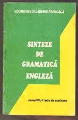 Georgiana Galateanu-Farnoaga-Sinteze de gramatica engleza foto