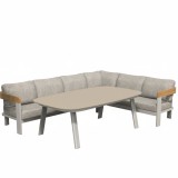 Set de colț de grădină Molto cu masă de luat masa