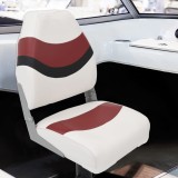 VidaXL Set cu scaun pentru barcă, pliabil, 2 piese, spătar &icirc;nalt