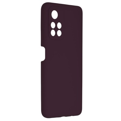 Husa soft edge compatibila cu xiaomi redmi note 11 / poco m4 pro, antiamprenta, interior microfibra, camera extra pro, plum violet foto