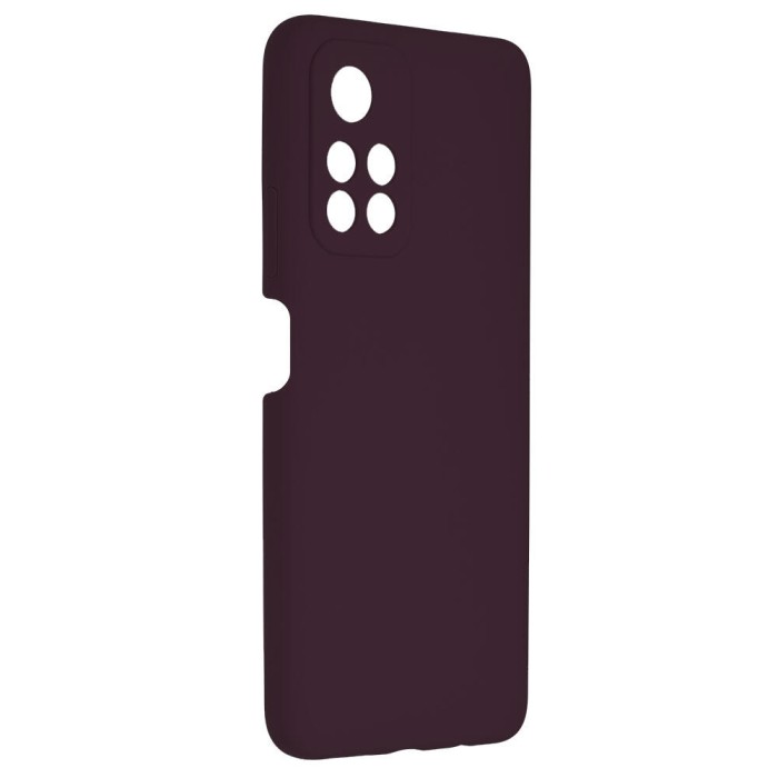Husa soft edge compatibila cu xiaomi redmi note 11 / poco m4 pro, antiamprenta, interior microfibra, camera extra pro, plum violet