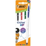 Cumpara ieftin Set 4 pixuri, Bic, Cristal Up, 1,6 mm