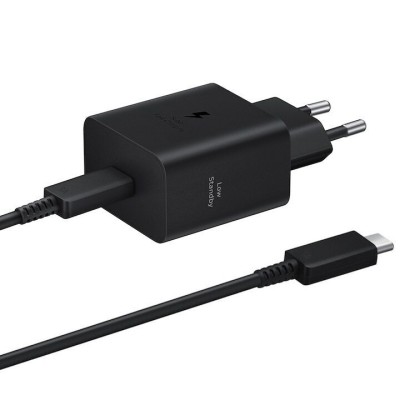 &amp;Icirc;ncărcător Rețea Super Fast Charging Samsung, Cu Cablu, USB-C, 45W, Negru, Blister EP-T4511XBEGEU foto