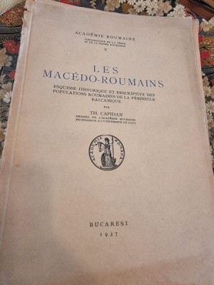 Th. Capidan - Les Macedo-Roumains foto