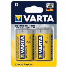 Baterie Varta SuperLife D R20 1,5V zinc carbon set 2 buc.