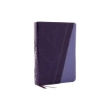 NKJV Study Bible, Leathersoft, Purple, Full-Color, Thumb Indexed, Comfort Print: The Complete Resource for Studying God's Word