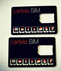Set 2 bucăți cartelă telefonie mobila Orange fără sim PUK 88005365 / 76711736 policarbonat
