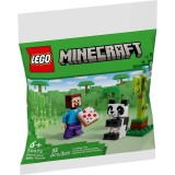Lego Minecraft 30672 Steve and Baby Panda polybag