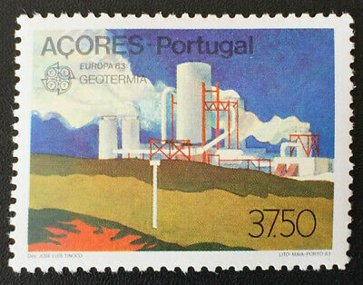 Portugal Azores 1983 Europa CEPT Geothermic plant Mi.356 MNH CE.019 foto