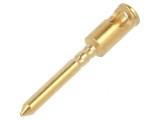 Pin tată aurit 0,75-1,5mm2 pentru lipire conectori M12 Power