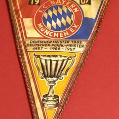 Fanion (model vechi-anii`60) fotbal - FC BAYERN MUNCHEN