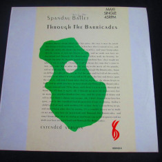 Spandau Ballet - Through The Barricades _ 12" maxi single,vinyl_CBS (1986,EU)