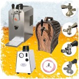 Set complet dozator bere JET 30 cu răcitor şi butoi lemn