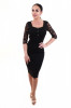 V799-1 Rochie office eleganta cu maneci dantelate, L, M, XL