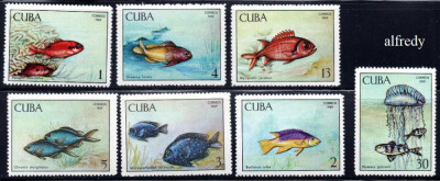 CUBA 1969, Fauna, Pesti, serie neuzata, MNH foto