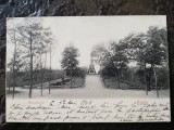 Carte postala clasica Braila, Monumentul, libr. Gheorghiu,circ.2x5 bani verde, Circulata, Printata