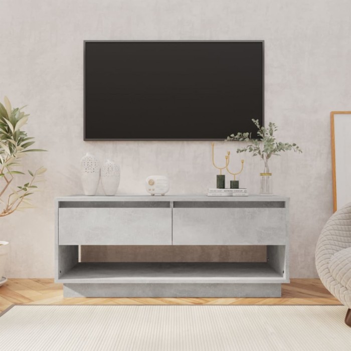 Gossi comoda tv, gri beton, 102x41x44 cm, pal