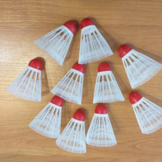 Fluturasi de badminton - set 10 bucati