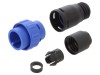 Conector Circular Tată BULGIN PX0410/02P/6570, 2 Pini, IP68, Poliamidă, Pe Cablu, Buccaneer 400