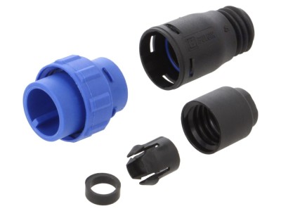 Conector circular tată 2 pini IP68 foto