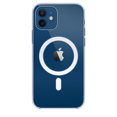HUSA Smartphone Apple, pt iPhone 12 | iPhone 12 Pro, tip back cover (protectie spate) cu MagSafe, silicon, MagSafe, transparent, &amp;quot;mhlm3zm/a&amp;quot; foto