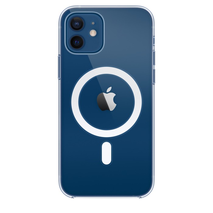 HUSA Smartphone Apple, pt iPhone 12 | iPhone 12 Pro, tip back cover (protectie spate) cu MagSafe, silicon, MagSafe, transparent, &quot;mhlm3zm/a&quot;