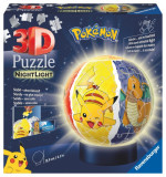 Puzzle 3D luminos - Pokemon - 72 piese | Ravensburger
