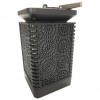 Lampa Solara Gradina Strend Pro Flame, Efect Flacara, 12 LED, 10x10x17cm, Maro, Plastic