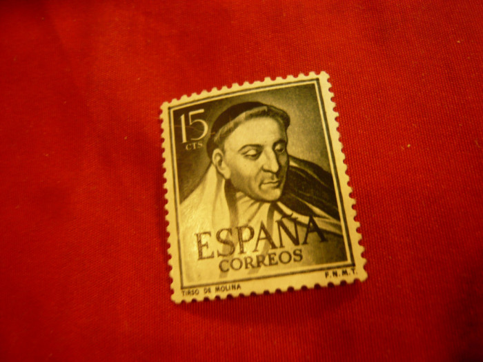 Serie 1953 Spania -Personalitati Abatele Molina , 1 valoare