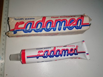 AMBALAJ PASTA DE DINTI RADOMED PT COLECTIONAT - BULGARIA foto