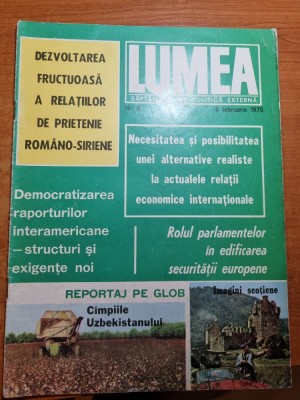 revista lumea 6 februarie 1975 foto