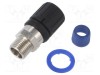 Conector final drept metric exterior HelaGuard negru HellermannTyton M16 IP68