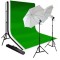 Kit studio foto,lumini,2 umbrele,suport fundal reglabil 2x3m + 3 panze fundal multicolore, 2x bec 150W