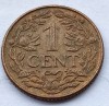 308. Moneda Curacao 1 cent 1944, America Centrala si de Sud