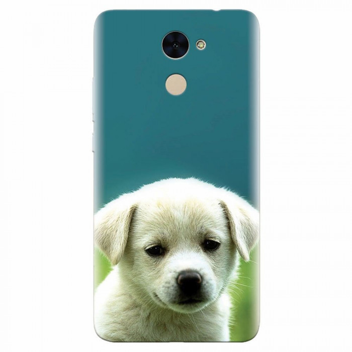 Husa silicon pentru Huawei Enjoy 7 Plus, Puppy Style
