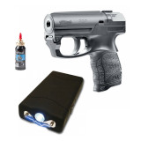 Kit pentru Autoaparare format din Pistol Walther PDP Spray Piper Jet si Electrosoc cu lanterna