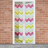 Perdea anti-tantari pt. usi cu inchidere magnetica- 100 x 210 cm &bdquo;Zig-zag&rdquo;