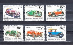 A12 S2 1 - Timbre foarte vechi - Guineea Bissau - masini de epoca