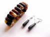Set bratara si cercei cu agate 43057