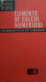 Elements de calcul numerique Demidovitch, Maron 1973